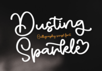 Dusting Sparkle Font - Featured Image