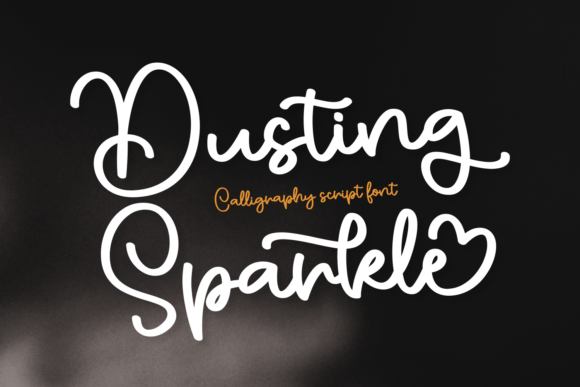 Dusting Sparkle Font - Featured Image