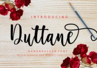 Duttane Script Font - Featured Image