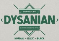 Dysanian Font - Featured Image