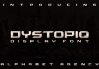 Dystopiq Font - Featured Image
