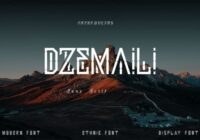 Dzemaili Font - Featured Image