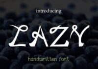 EP Lazy Font - Featured Image