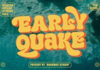 Early Quake Font - Featured Image
