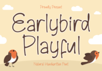 Earlybird Playful Font - Featured Image
