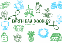 Earth Day Doodles Font - Featured Image