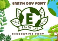 Earth Day Font - Featured Image