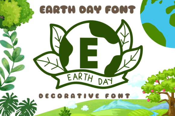 Earth Day Font - Featured Image