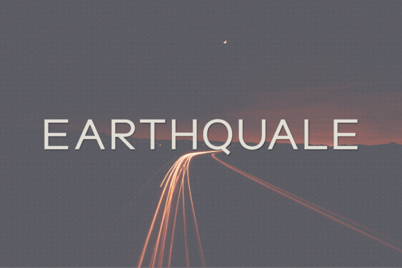 Earthquale Font - Featured Image