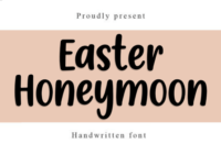 Easter Honeymoon Font - Featured Image