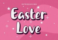Easter Love Font - Featured Image