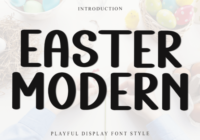 Easter Modern Font - Featured Image