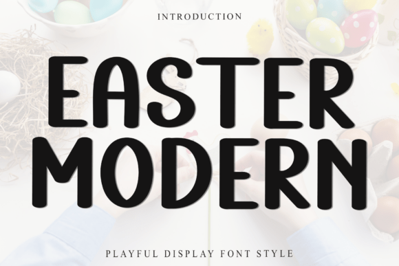 Easter Modern Font - Featured Image