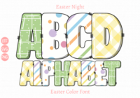 Easter Night Font - Featured Image