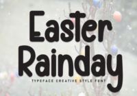Easter Rainday Font - Featured Image