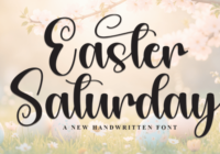 Easter Saturday Font - Featured Image