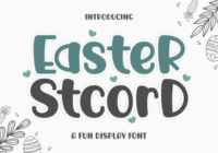 Easter Stcord Font - Featured Image