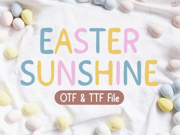 Easter Sunshine Font - Featured Image