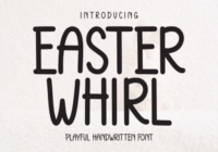 Easter Whirl Font - Featured Image