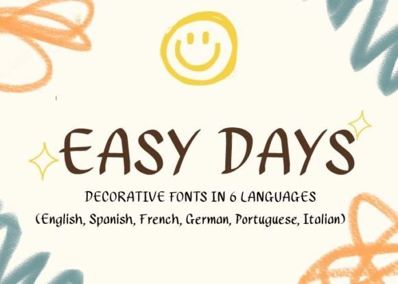 Easy Days Font - Featured Image