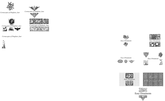 Easy Ornaments Font - Featured Image