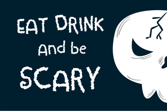 Eat Drink and Be Scary Font - Featured Image