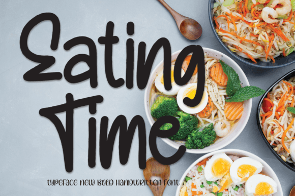 Eating Time Font - Featured Image