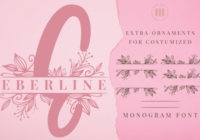Eberline Monogram Font - Featured Image