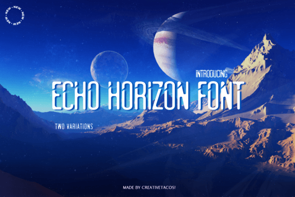 Echo Horizon Font - Featured Image