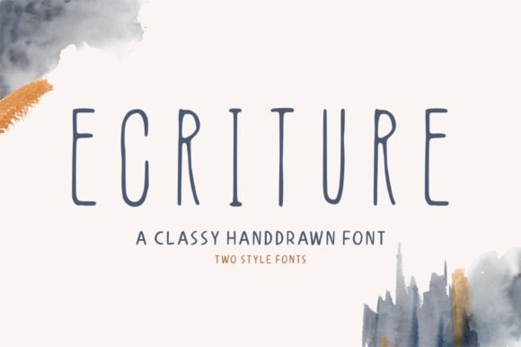 Ecriture Font - Featured Image