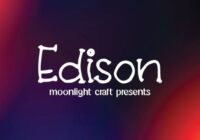 Edison Font - Featured Image