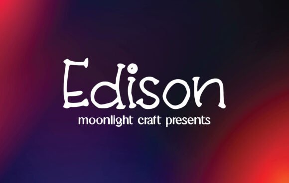Edison Font - Featured Image