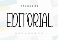 Editorial Font - Featured Image