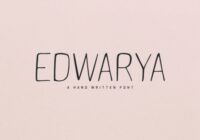 Edwarya Font - Featured Image