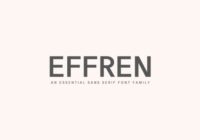 Effren Family Font - Featured Image