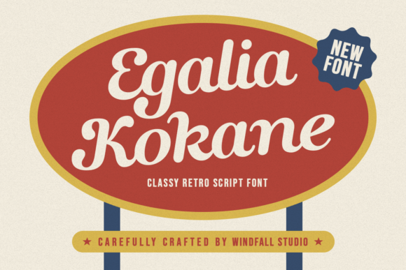 Egalia Kokane Font - Featured Image