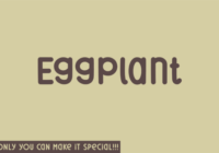 Eggplant Font - Featured Image