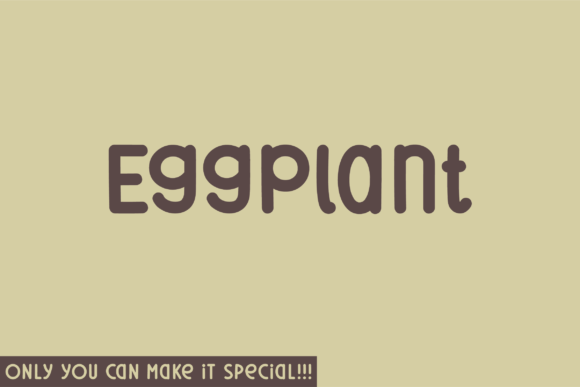 Eggplant Font - Featured Image