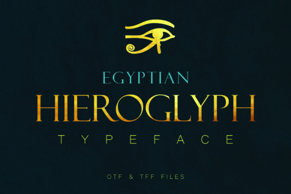 Egyptian Hieroglyph Font - Featured Image