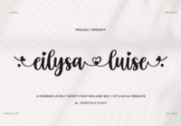 Eilysa Luise Font - Featured Image