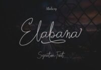 Elabama Font - Featured Image