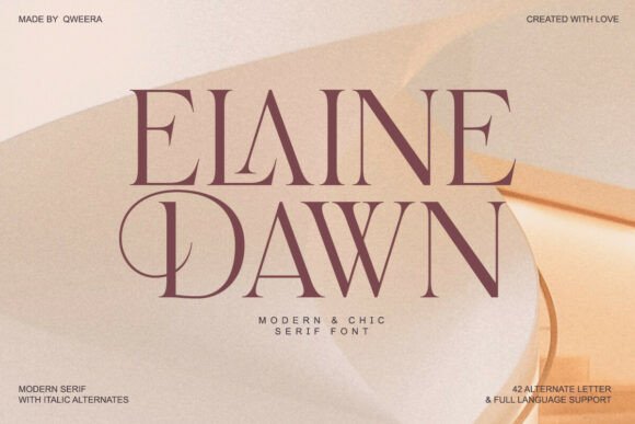 Elaine Dawn Font - Featured Image