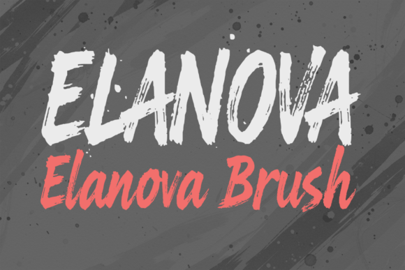 Elanova Brush Font - Featured Image