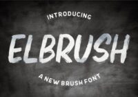 Elbrush Font - Featured Image