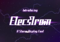 Elecstrom Font - Featured Image