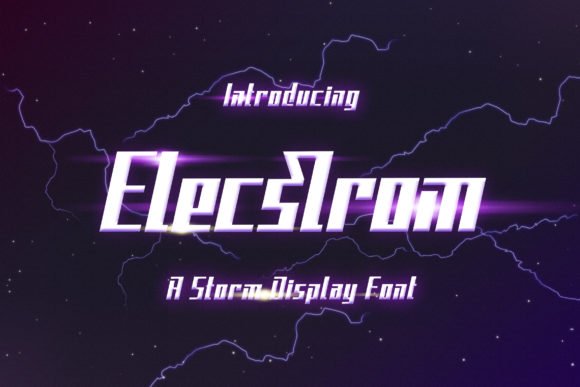 Elecstrom Font - Featured Image