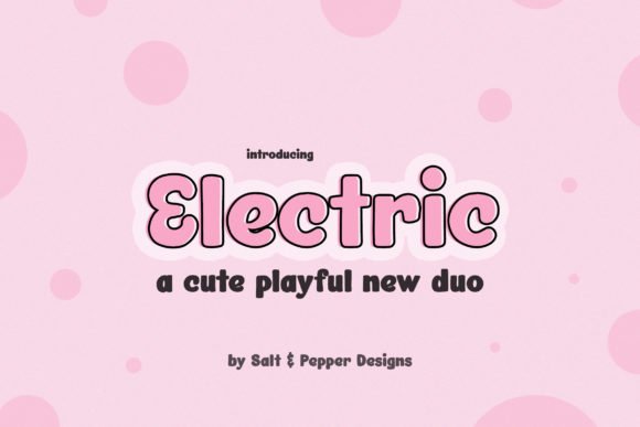 Electric Duo Font - Featured Image