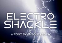 Electro Shackle Font - Featured Image