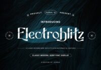 Electroblitz Font - Featured Image