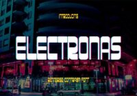 Electronas Font - Featured Image